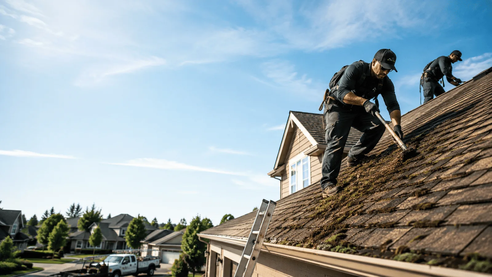 Roof Moss Removal in Demotte, IN near me